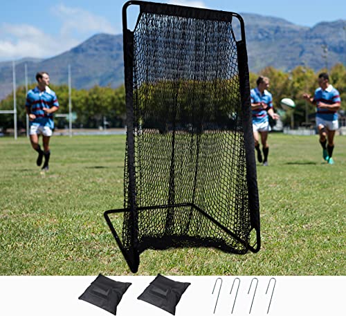 Football Kicking Cage: Quarterback Training Net for Passing Accuracy, Outdoor Practice for Youth & Adults - size: 6.8FT x 3.4FT