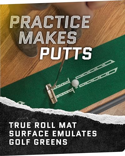 SKLZ Putting Green: Perfect Your Golf Skills with Realistic Home Practice - Improve Your Putting Stroke, Lower Your Scores, and Enjoy Convenient, Training Anytime, Anywhere! - style: Accelerator Pro