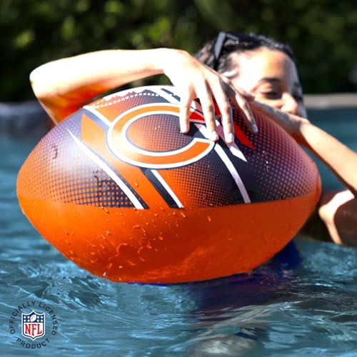 BigMouth 18” Inflatable Pool Football Officially Licensed NFL Fan Gear Merchandise Beach Ball Games for Adults and Teens - style: Chicago Bears
