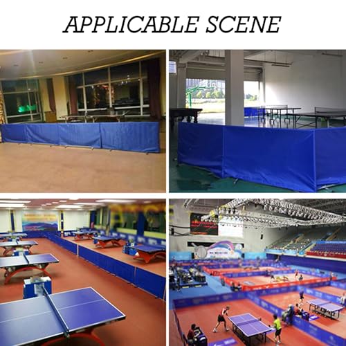 Portable Table Tennis Enclosure,Sports/School Gym Table Tennis Partition,for Easier Pick Up Balls