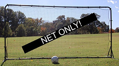 Trigon Sports Soccer Rebounder Replacement Net, Replacement Bounce Back Net for Trainers, Portable, Easy Assembly, Practice Soccer Training Equipment, Bungee Cords Included, 6' x 12'