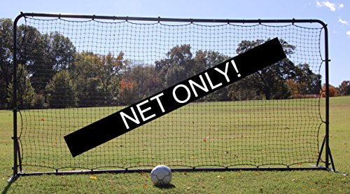 Trigon Sports Soccer Rebounder Replacement Net, Replacement Bounce Back Net for Trainers, Portable, Easy Assembly, Practice Soccer Training Equipment, Bungee Cords Included, 6' x 12'