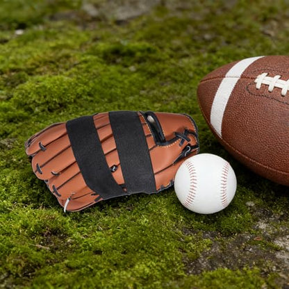 3 Pcs Baseball Glove Strap Softball Glove Wrap, Baseball & Softball Elastic Mitt Gloves Strap Band Keep Pocket Formed Ideal for Quickly Keep The Pocket Formed Fit All Gloves