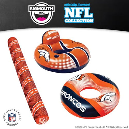BigMouth 18” Inflatable Pool Football Officially Licensed NFL Fan Gear Merchandise Beach Ball Games for Adults and Teens - style: Denver Broncos