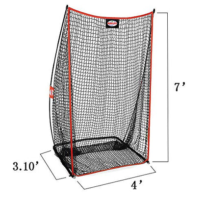 Kapler Football Kicking Net - 7x4ft Durable Steel Frame for Field Goal & Precision Kicks - Sideline Practice for Backyard Skill Improvement for Youth and Adults