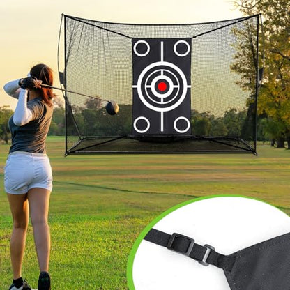 Halloscume Golf Target Cloth for Net Replacement Golf Hitting Net Target with 4 Straps for Practice Training Aids Indoor Outdoor Use - size: 3 x 5 ft