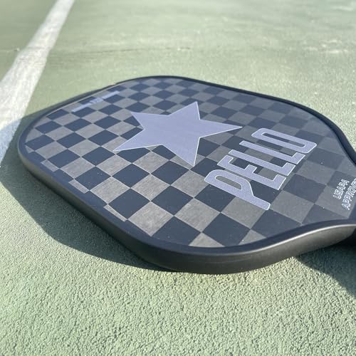 PELLO Carbon Fiber Pickleball Paddles | USA Pickleball Approved | Professional Polypropylene Honeycomb Core | Perfect Balance of Power & Control | Pickle Ball Racquet with Neoprene Case - style: PXII