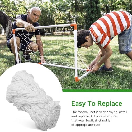 Soccer Net 8x6, Soccer Net for Replacement Football Goal Netting High Impact Sports Practice Barrier for Adults and Youth Football Practice, 8 X 6 Ft