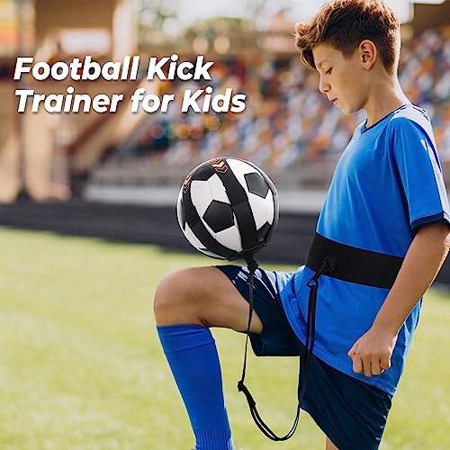 GHB Pro Agility Ladder Soccer Kick Trainer Set 20ft 12 Rung 10 Cones and 4 Stakes Speed Agility Football Training Equipment with Carrying Bag - color: Orange