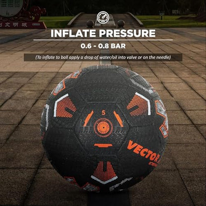 Vector X Street Mania Hand Stitched Football | Training | Match | Sports | Playing | Practice |with Pump