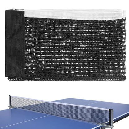 Table Tennis Net - Replacement Portable Table Tennis Net - Thickened Impact Resistant Mesh Nets for Any Standard Size Tables