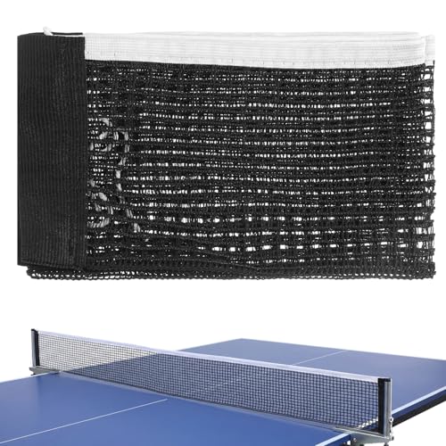 Table Tennis Net - Replacement Portable Table Tennis Net - Thickened Impact Resistant Mesh Nets for Any Standard Size Tables