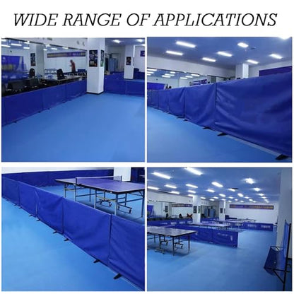 The Movable Ping Pong Ball Baffle,Portable Ping Pong Field Fence Block,for Optimal Play Area Separation and Enhanced Performance，（6 Pieces） - size: 6 pieces