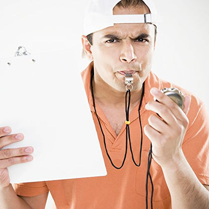 Whistle, Sports Whistles with Lanyard, Loud Crisp Sound Whistle Bulk Ideal for Coaches, Referees, and Officials - color: 8Colors