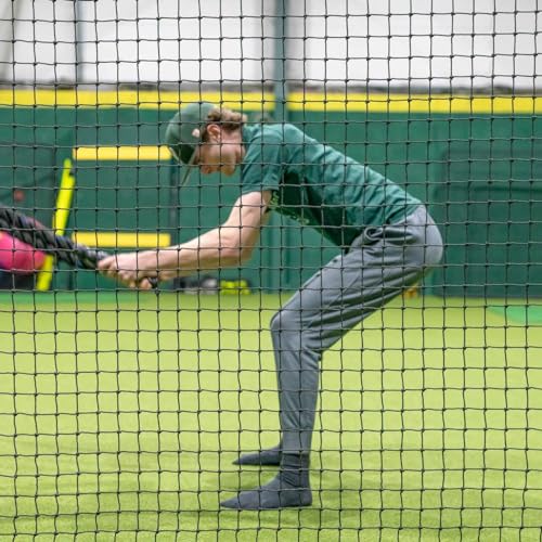 Premium Fully Edged Baseball Netting Panels | Heavy Duty #42 Grade & UV Stabilized - Overlocked Edging for Guaranteed Durability [Available in 21 Sizes] - size: 12ft x 40ft