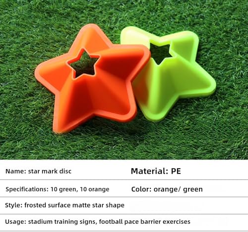10pcs Agility Soccer Disc Cones Flexible Football Training Cones Field Cone Markers for Training Football Soccer Basketball Coaching Practice Equipment