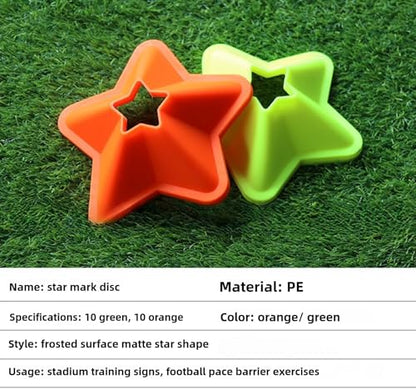 10pcs Agility Soccer Disc Cones Flexible Football Training Cones Field Cone Markers for Training Football Soccer Basketball Coaching Practice Equipment