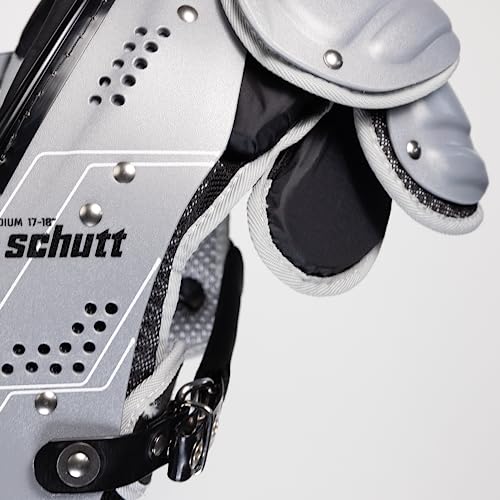 Schutt XV Skill Football Shoulder Pads for Quarterback, Wide Receiver, Defensive Back - size: X-Large, style: Hybrid