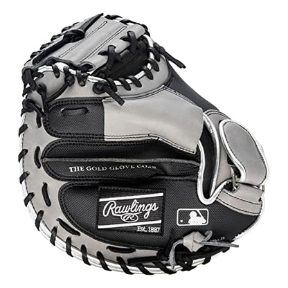 Rawlings Gamer XLE Speed Shell Series Baseball Infield | Catcher | Utility Glove | Mitt | Travel | Youth | 11.5” | 12.25” | 32.5” | Black | Grey | Right | Left - size: 32.5"