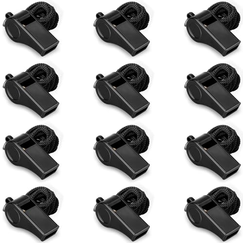 Whistle, Outdoor Sports Whistles with Lanyard, Very Loud Sound Whistles Bulk Perfect for Referees, Coaches, Emergencies