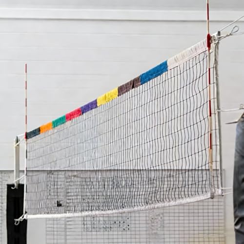 Volleyball Setter Training Tape – 9-Zone Net Target Strip, 29.5ft for Indoor, Beach & Backyard Practice