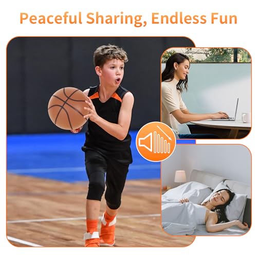 Silent Basketball, 2026 New Silent Basketball, Silent Basketballs Dribbling Indoor, No Noise Basketballs for Various Indoor Activities - color: coffee/NO.7