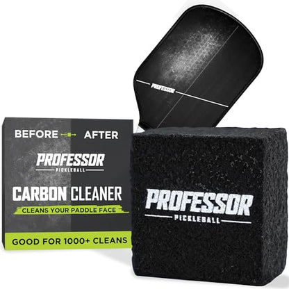 Professor Pickleball - Carbon Cleaner, Premium Pickleball Paddle Eraser for Raw Carbon Fiber Paddles, Effortless Residue Removal, Quick & Effective, Eliminates Ball Residue, Dirt, Scratches - color: 1-Pack