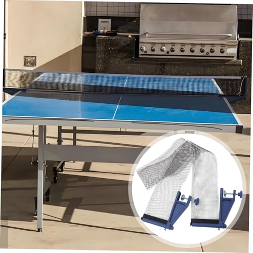 Toddmomy 1 Set Table Tennis Net: Indoor & Outdoor Table Tennis Net and Post Set - Portable Pingpong Netting with Clamps for Training and Family Fun