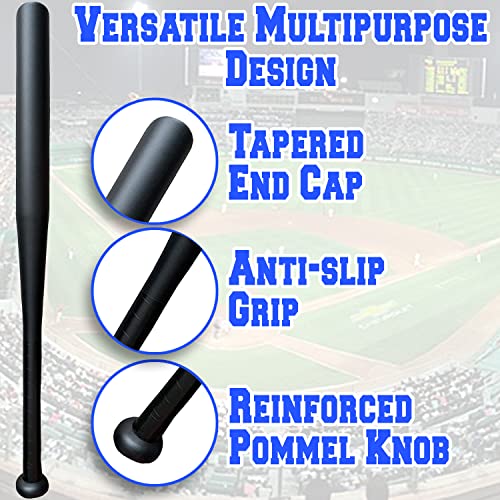 KOTIONOK Aluminum Baseball Bat - 28-30 Inch 35 Oz - Softball, Batting Practice, Pickup Games - Metal Tball Bat - color: Matte Black