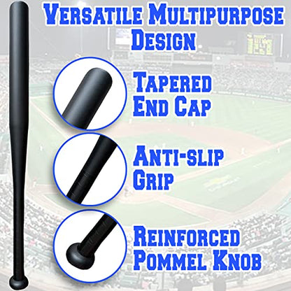 KOTIONOK Aluminum Baseball Bat - 28-30 Inch 35 Oz - Softball, Batting Practice, Pickup Games - Metal Tball Bat - color: Matte Black