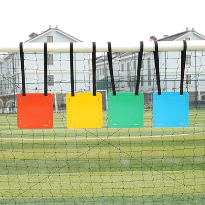 Soccer Goal Shooting Target Discs Sports Goal Reactive Agility Training: Enhance Accuracy and Agility for Lacrosse, Hockey, Soccer, Baseball