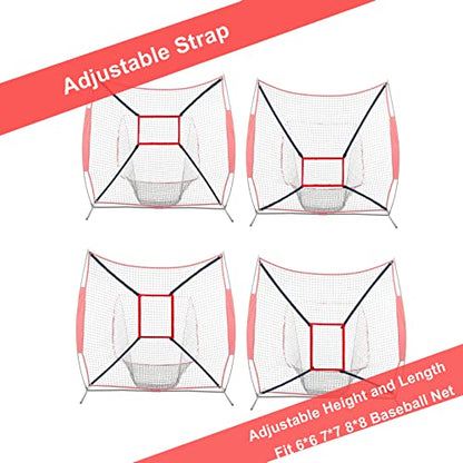 Strike Zone Target for Baseball Softball net, Throwing Pitching Hitting Batting Catching Practice Target, Pitcher Accuracy Training Aids