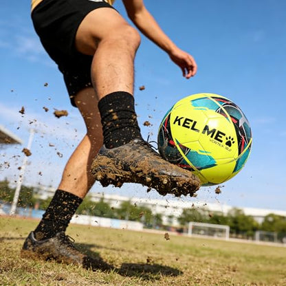 KELME Soccer Ball Sizes 4, 5 - Practice and Match Ball for Adults, Wear-Resistant Lightweight Design for Training and Games
