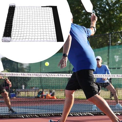 Pickleball Net Detachable Portable Pickleball Net Practice Net Replacement Oxford Cloth Polyester Construction Sturdy and Wear Resistant