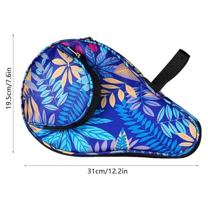 Table Tennis Bag - Colorful Table Tennis Racket Case, Durablee Table Tennis Paddle Case | Elastic Sports Containers Bag, Tennis Racket Storage Bag with Thick Layers for Friends, Teenagers, Families