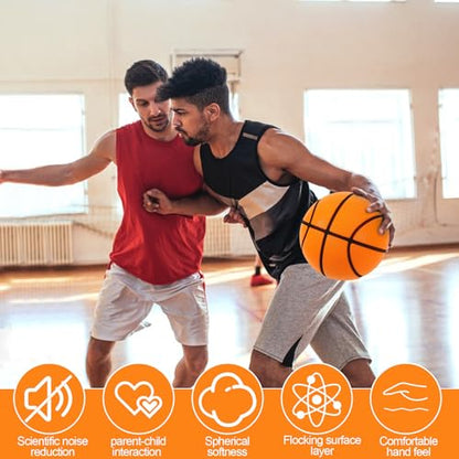TXP Silent Basketball, 2025 Silent Foam Basketball, Quiet Indoor Training Foam Ball, Indoor, Quiet Bounce Basketballs No Noise No Sound Basketballs - size: 24
