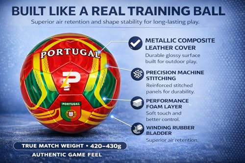 Country Training Soccer Ball: World Edition - size: 4, style: PORTUGAL