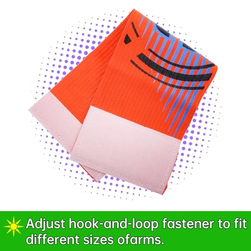 Elastic Soccer Captain Armband for Youth and Adult - size: Orange
