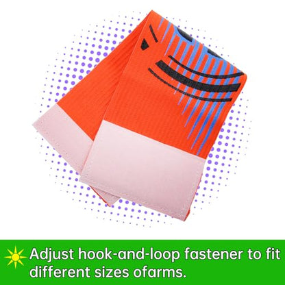 Elastic Soccer Captain Armband for Youth and Adult - size: Orange