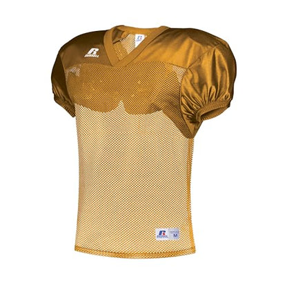 Russell Athletic Boys Youth Stock Practice Jersey - color: Gold, size: X-Large