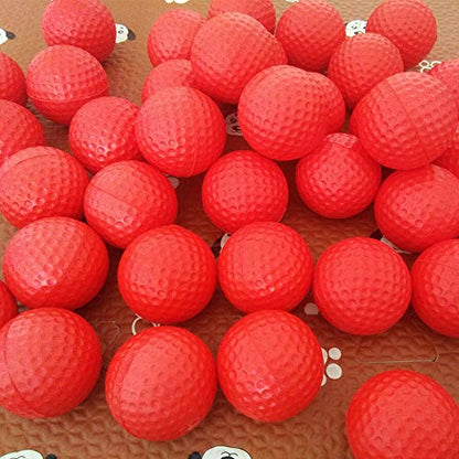 Dsmile 36 Pack Foam Golf Practice Balls Light Soft Elastic Training Multifunction Sport Balls - color: Red*36
