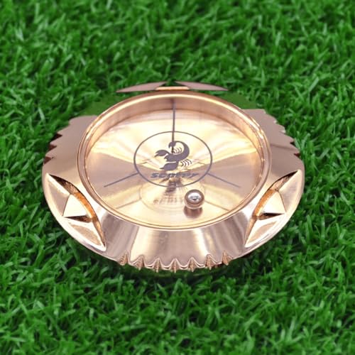 scorpy Golf Level Ball Marker with Metal Bead and Hat Clip, High Precision Putting Green Reading Aid Golf Accessories, Precision Alignment Tool for Perfect Putts