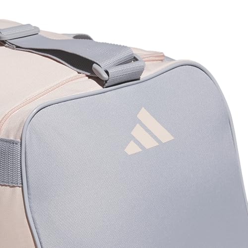 adidas Power Gym Bag – Lightweight Small Duffel - color: Blush Pink/White/Halo Silver Grey