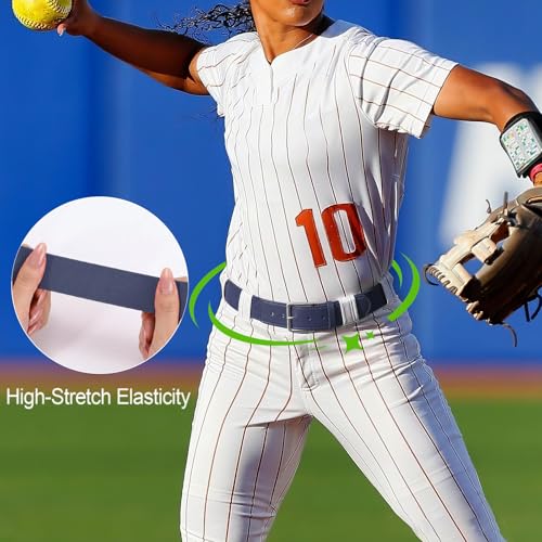 XZQTIVE Baseball Softball Socks and Baseball Softball Belt Combo Set Knee-High Soccer Socks for Kids Youth Adult - color: Navy, size: Kid