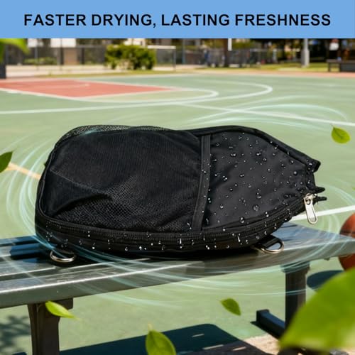 LAKE OF FIRE Pickleball Paddle Cover Crossbody Bag with Adjustable Strap Pickle ball Sling Bag Lightweight Pickleball Gifts for Men and Women