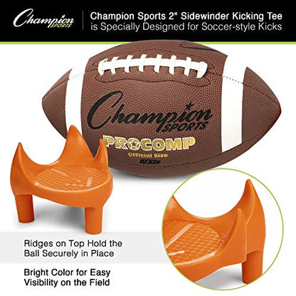 Champion Sports Football Kicking Tee – Heavy-Duty Kickoff Tee in Multiple Styles & Sizes