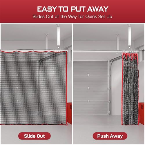 Golf Netting, 10ft, 15ft, 20ft Sports Netting - Heavy Duty High Impact Multi-Sport Practice Net for Golf, Baseball, Soccer, Hockey, Lacrosse, Backyard Driving & Training Barrier - style: 10ft x10ft