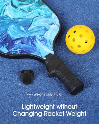 JISHAHS Grip Insert for Pickleball Paddle Handle, Ergonomic Finger Rest for Better Control & Consistent Grip, Fits Most Standard Pickleball Paddles, Pickleball Paddle Grip