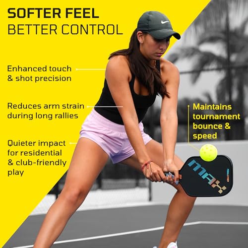 Rotationally Molded Pickleball Balls for Competitive Players – Premium LDPE 40-Hole Soft Feel Design – USAPA Approved, Tournament-Grade, Precise Control & Superior Durability - color: 12 Pack