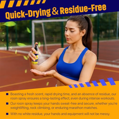 Sports Hand Grip Spray, 2 Oz Sweat Resistant Grip Spray, Enhance Control and Maximize Grip, Easy to Use & Quick-Drying, Fit for Pole Dancing, Tennis, Baseball, Football, Basketball, Golf, etc